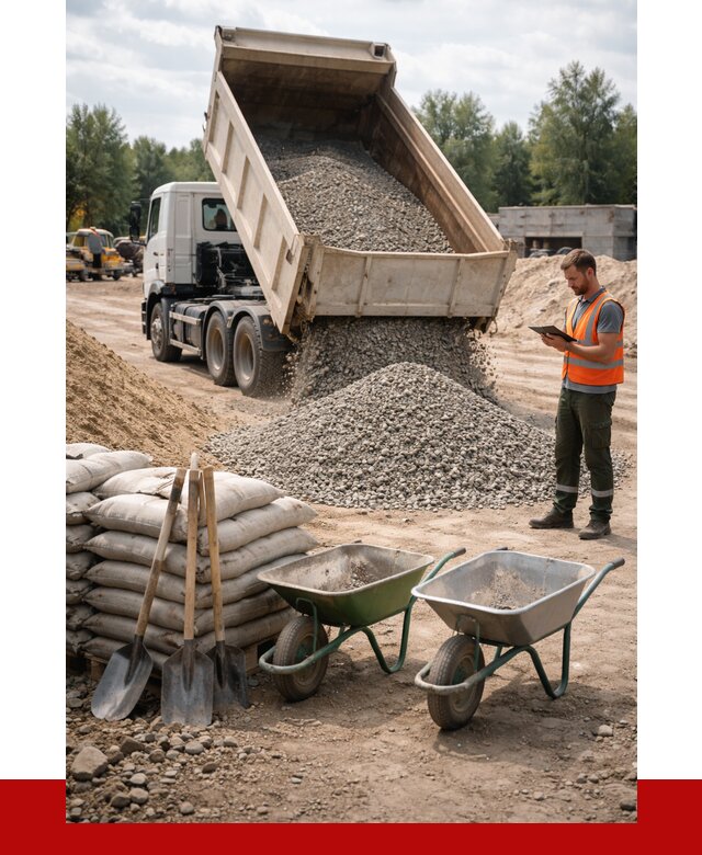 Доставка нерудных материалов в Костомукше от 1224 руб. | ПРОНЕРУДКтм