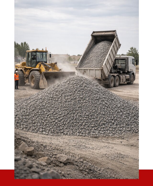 Купить щебень с доставкой в Костомукше от 2551 руб. | ПРОНЕРУДКтм