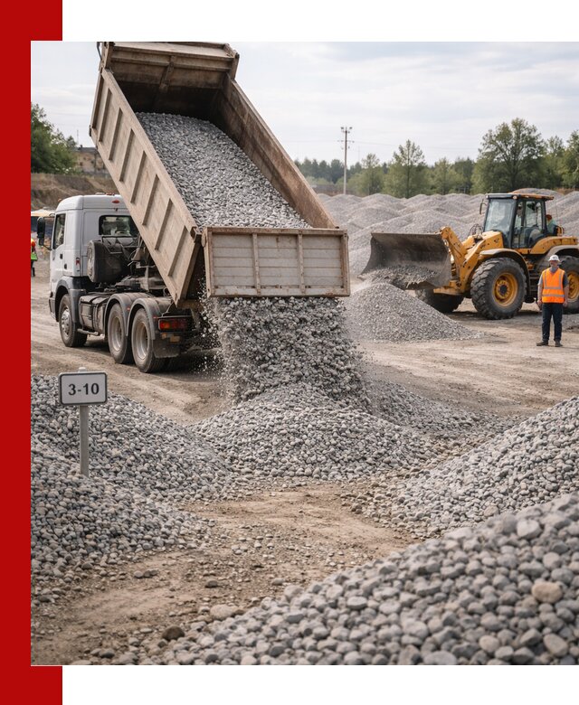 Гранитный щебень фракции 3–10: доставка и продажа в Костомукше