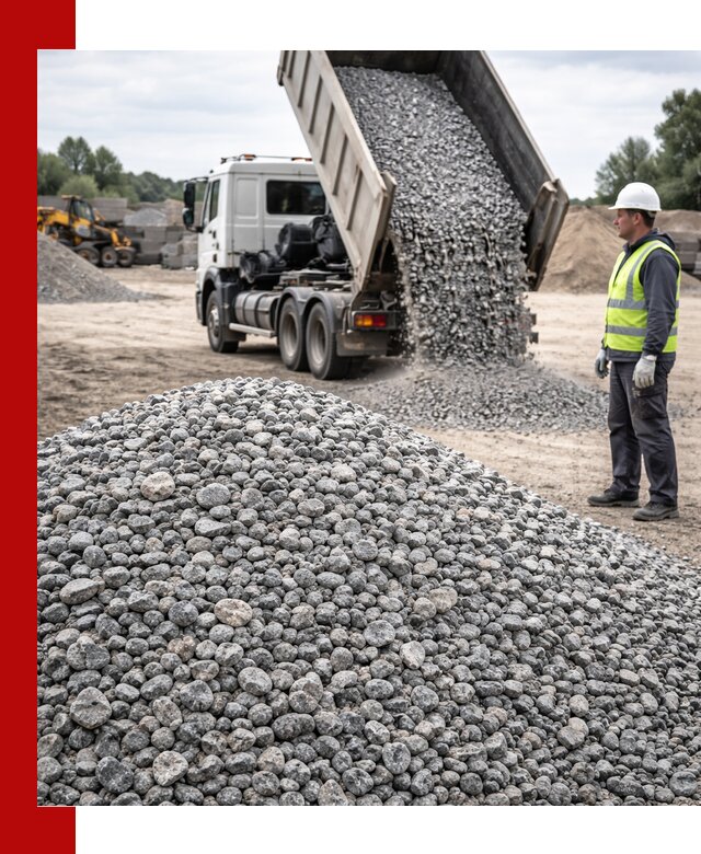 Доставка и продажа гранитного щебня фракции 5-20 в Костомукше