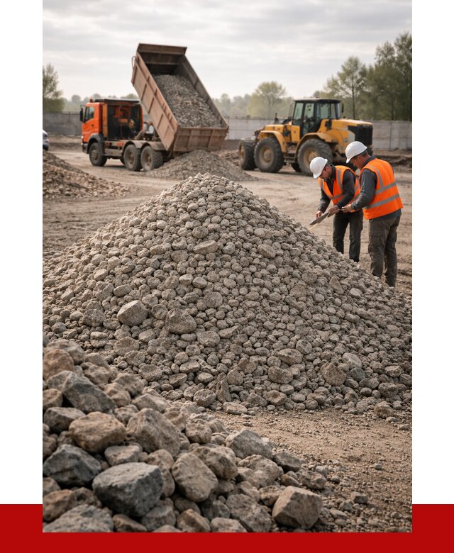 Гранитный щебень фракция 40-70 в Костомукше от 2551 руб ПРОНЕРУДКтм