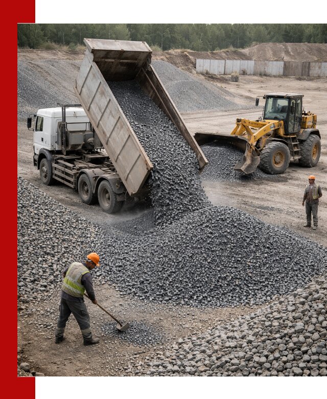 Щебень габбро-диабаз фр. 5-20 с доставкой в Костомукше