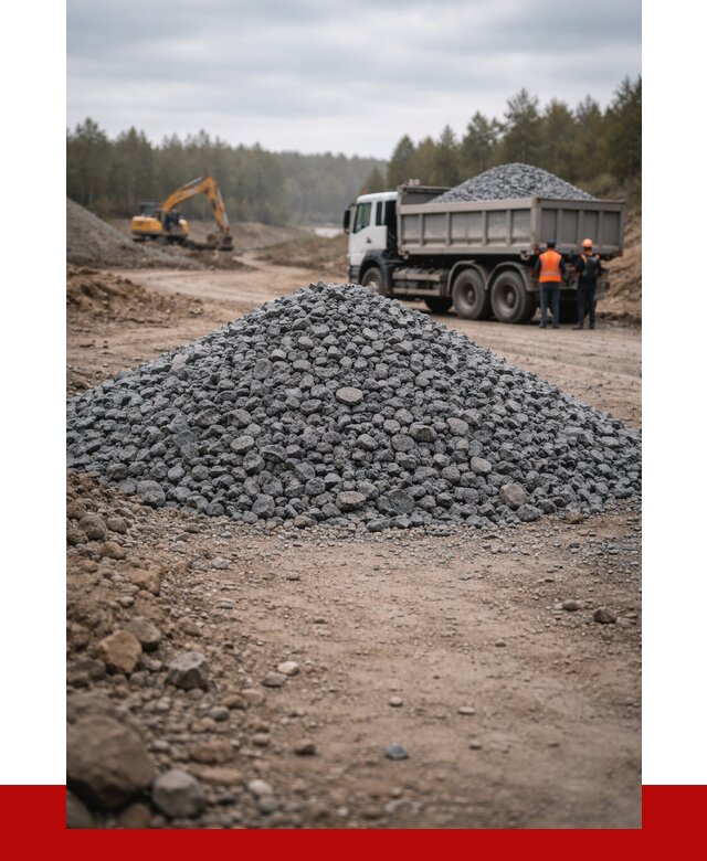 Щебень габбро диабаз фракция 40-70 в Костомукше от 2244 р-ПРОНЕРУДКтм