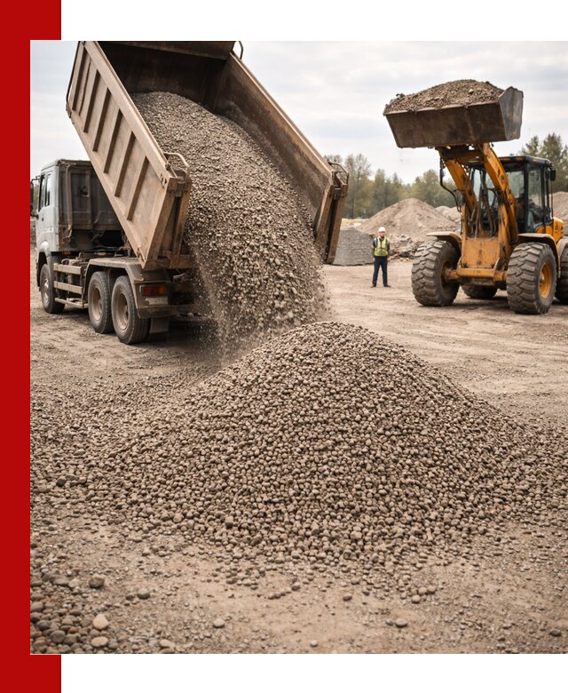 Гравийный щебень фракция 3–10 с доставкой в Костомукше