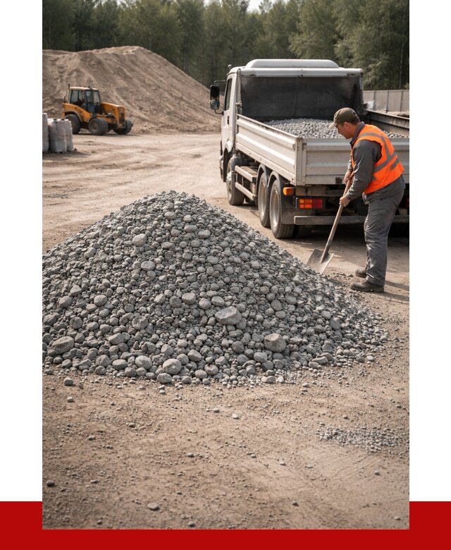 Гравийный щебень фракция 5-10 в Костомукше от 2244 р. | ПРОНЕРУДКтм