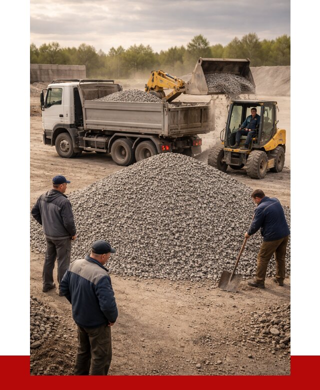 Гравийный щебень фракция 5-20 в Костомукше от 2448 р. ПРОНЕРУДКтм