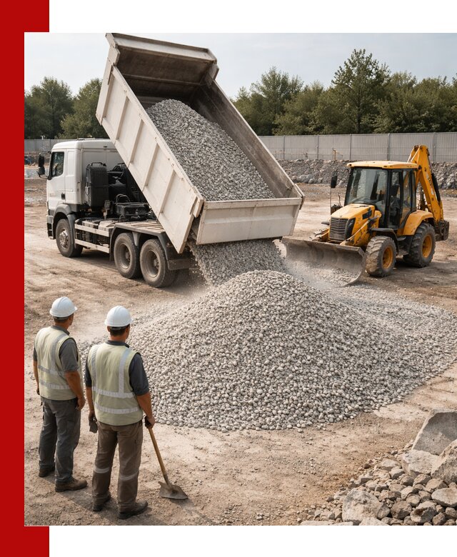 Купить известняковый щебень фракции 5–10 мм с доставкой в Костомукше
