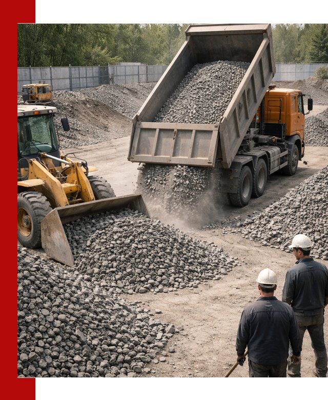 Шлаковый щебень фракция 20-40 доставка и продажа в Костомукше