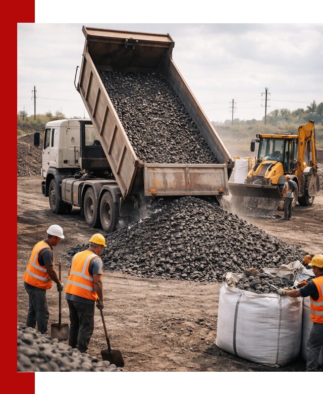 Шлаковый щебень фракция 40-70 с доставкой в Костомукше