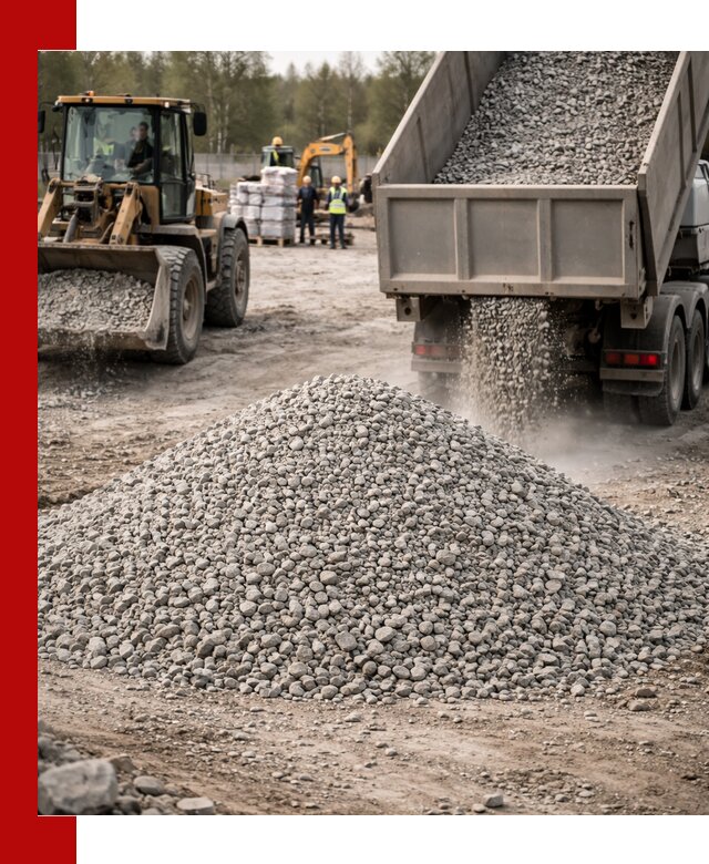 Вторичный щебень фракции 5-20 в Костомукше — доставка и продажа крупнотоннажно