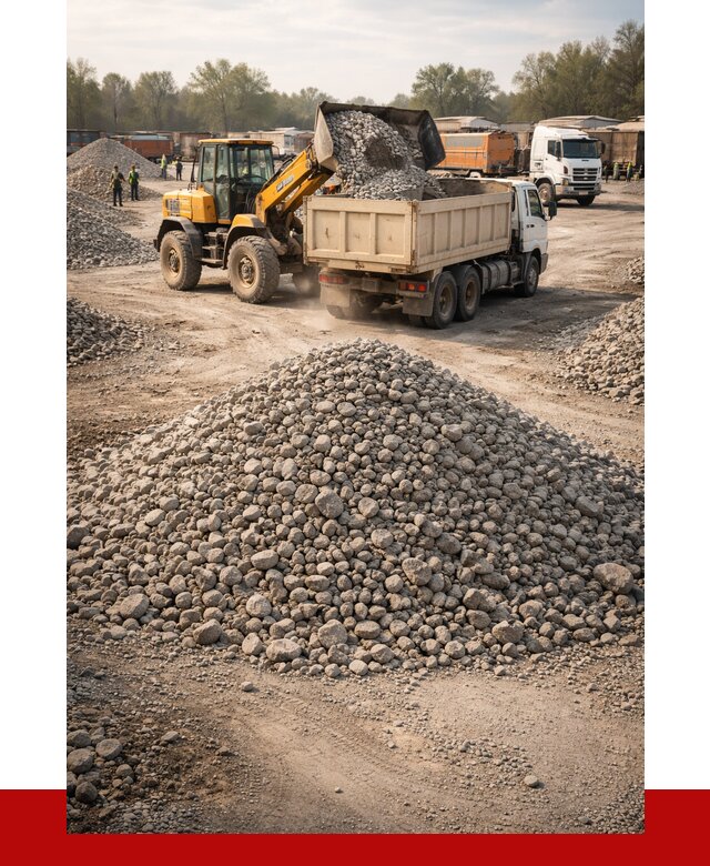 Вторичный щебень фракция 40-70 в Костомукше от 1775 р, ПРОНЕРУДКтм