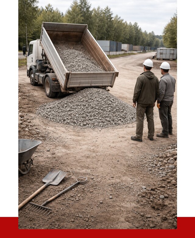 Бетонный щебень фракция 5-20 в Костомукше от 3265 р., ПРОНЕРУДКтм