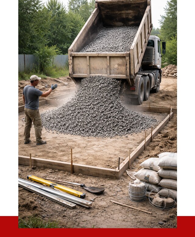 Купить щебень для фундамента в Костомукше от 4591 р. | ПРОНЕРУДКтм