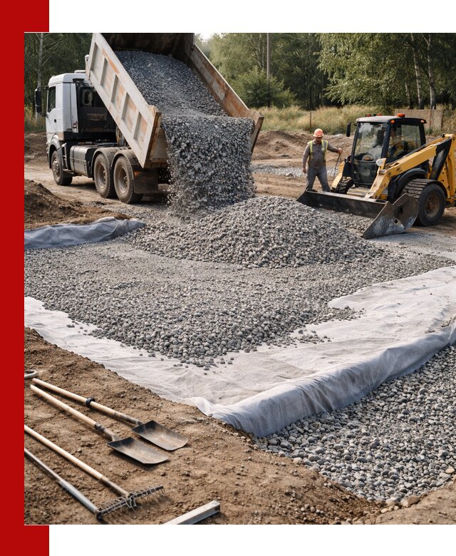 Щебень для фундамента с доставкой в Костомукше