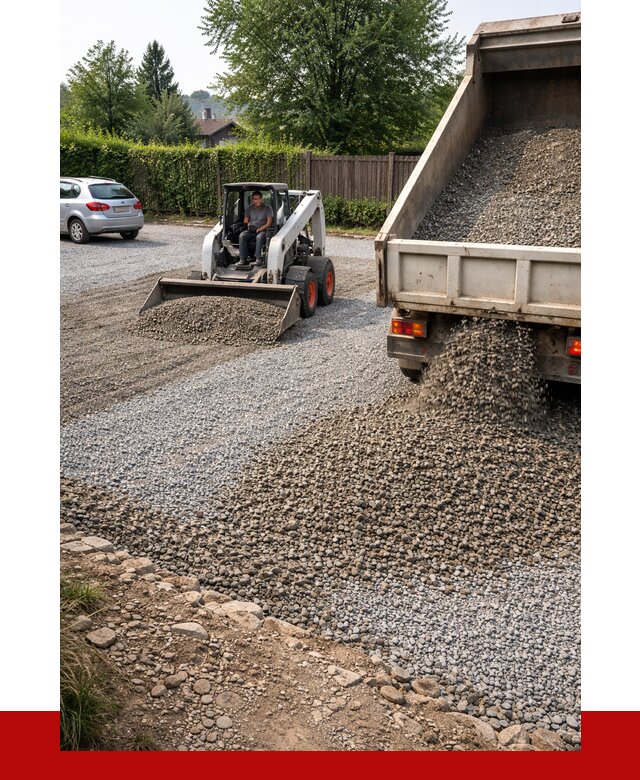 Щебень для парковки в Костомукше с доставкой от 1224 р.| ПРОНЕРУДКтм