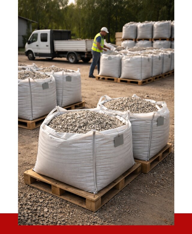 Щебень в мешках с доставкой в Костомукше от 4285 р. | ПРОНЕРУДКтм
