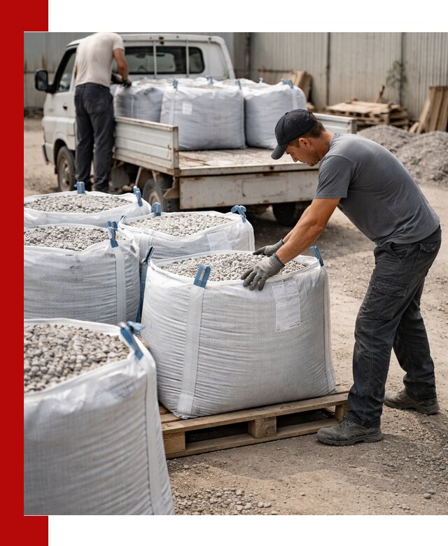 Доставка щебня в мешках по выгодным ценам в Костомукше