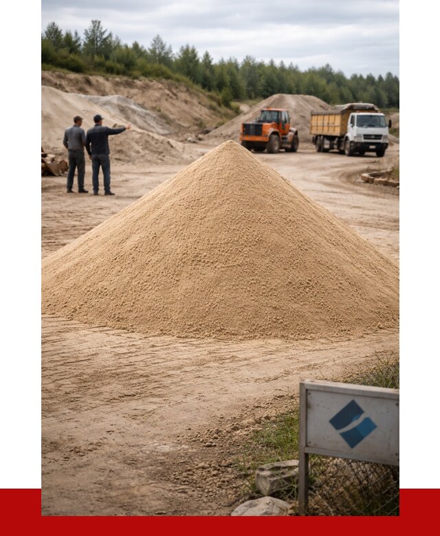 Карьерный песок навалом в Костомукше от 1836 р. | ПРОНЕРУДКтм