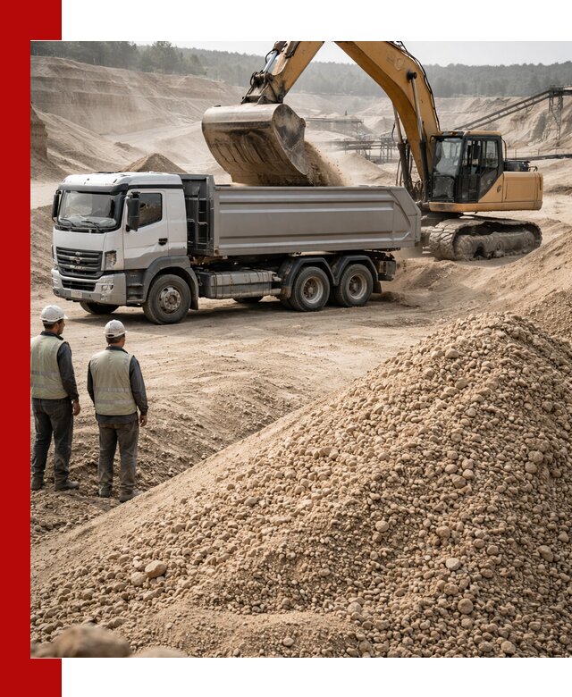 Карьерный крупнозернистый песок с доставкой в Костомукше