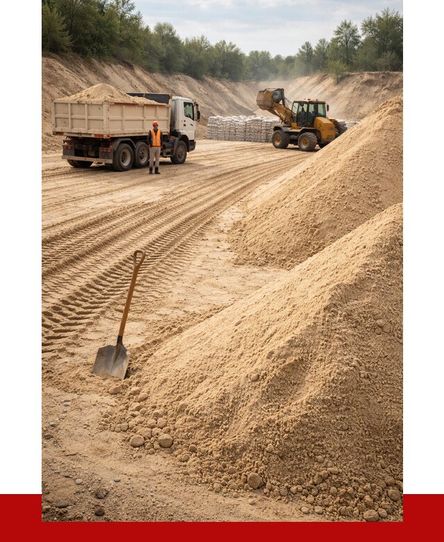 Карьерный песок мелкозернистый в Костомукше от 9182 р. | ПРОНЕРУДКтм