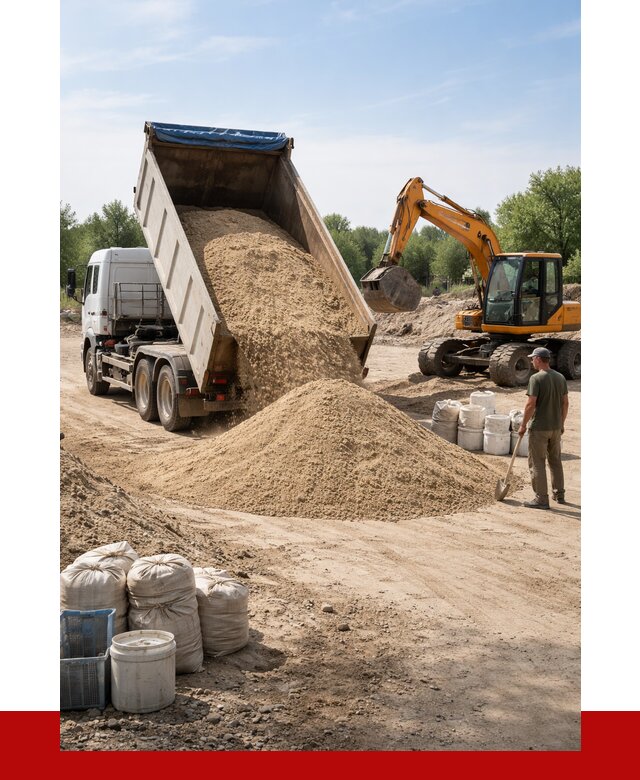 Купить речной песок в Костомукше от 1224 р. за куб | ПРОНЕРУДКтм