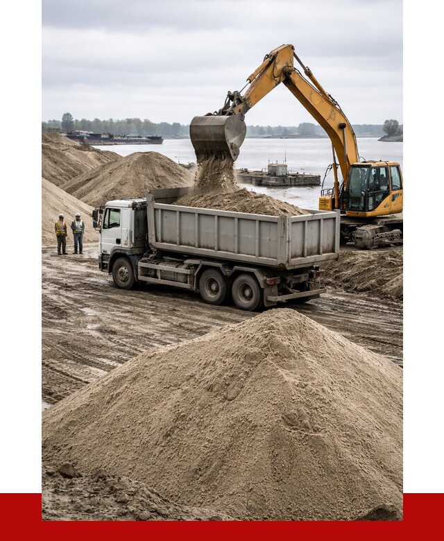 Купить речной песок навалом в Костомукше от 1836 р., ПРОНЕРУДКтм