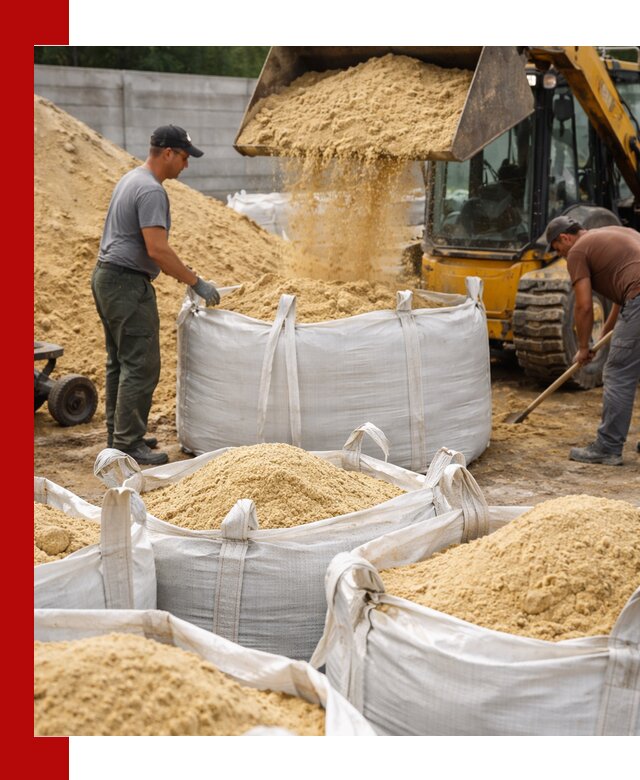 Поставка качественного песка для кладки в Костомукше