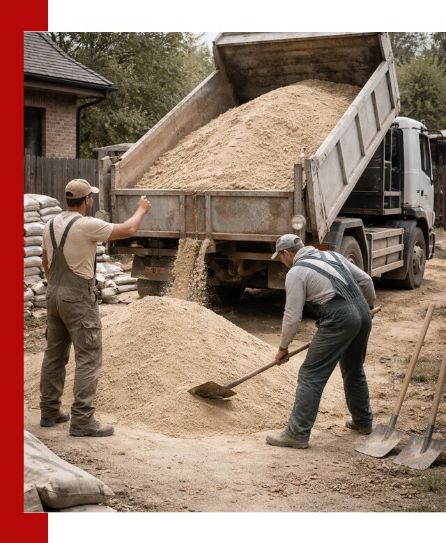 Песок для штукатурки с доставкой в Костомукше качественный и чистый