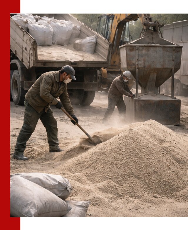 Кварцевый песок для пескоструя в Костомукше — доставка и качество