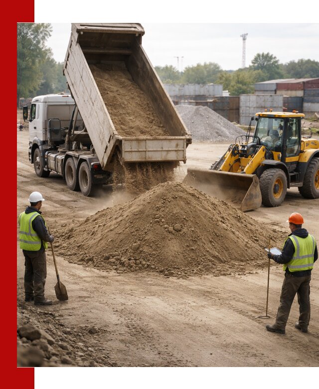 Доставка и продажа пескогрунта оптом и в розницу в Костомукше