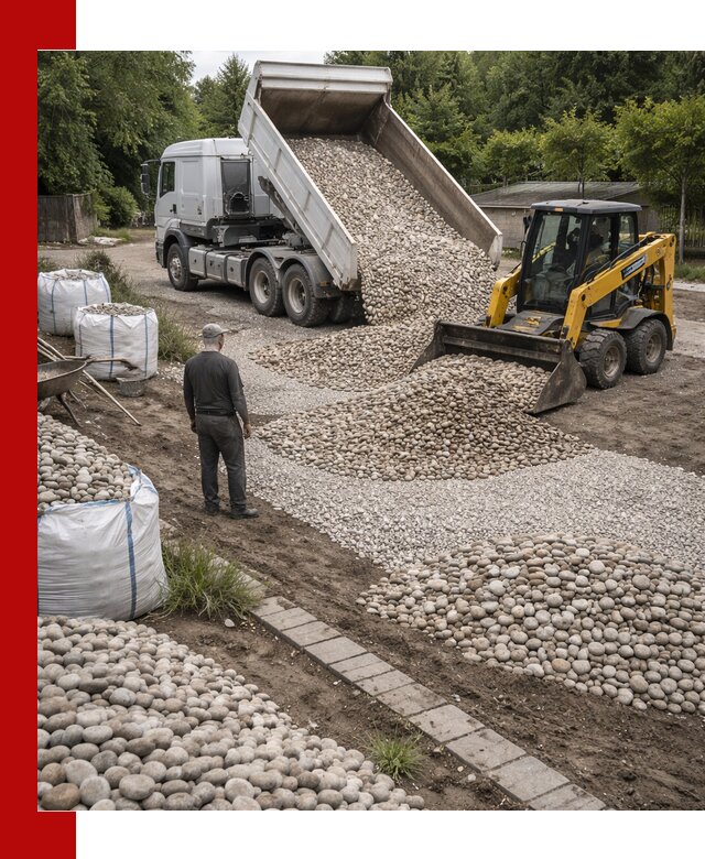 Доставка морской гальки оптом и в розницу в Костомукше