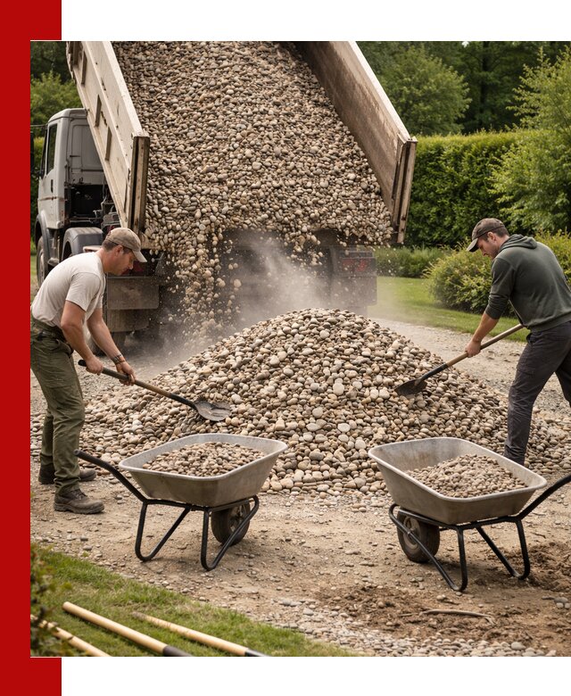 Доставка и продажа декоративной гальки в Костомукше