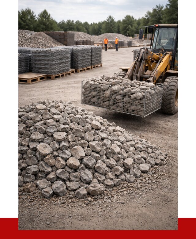 Камень для габионов фракция 70-150 в Костомукше от 4285 р. | ПРОНЕРУДКтм