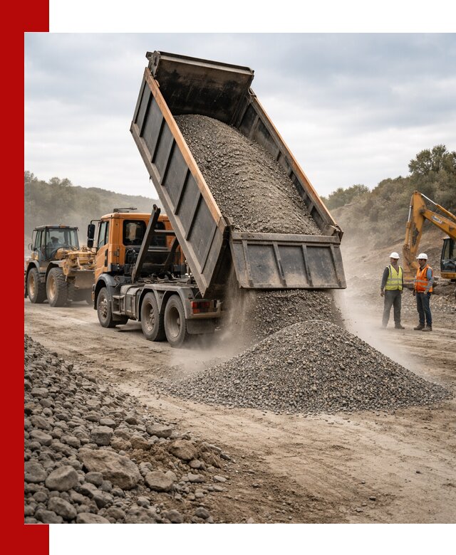 Щебёночно-песчаная смесь ЩПС С1 с доставкой в Костомукше