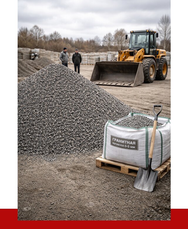 Купить гранитную крошку в Костомукше от 4897 р. с доставкой | ПРОНЕРУДКтм