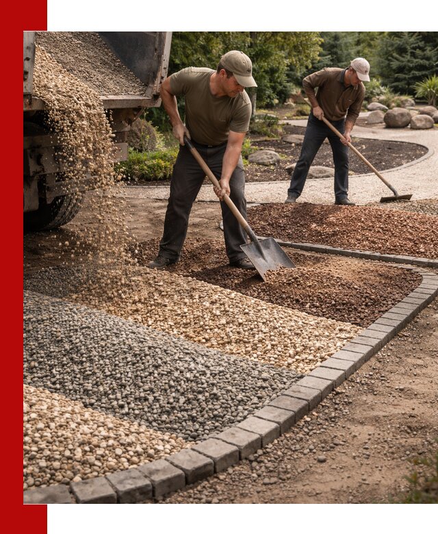 Декоративная крошка для ландшафта в Костомукше — продажа и доставка