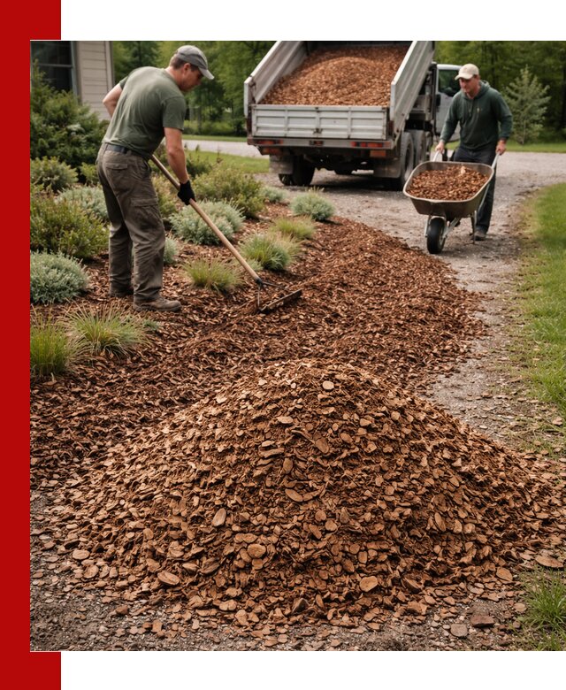 Крошка для мульчирования с доставкой в Костомукше