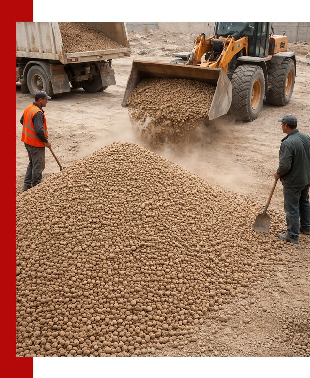 Керамзит фракция 10-20 с доставкой в Костомукше