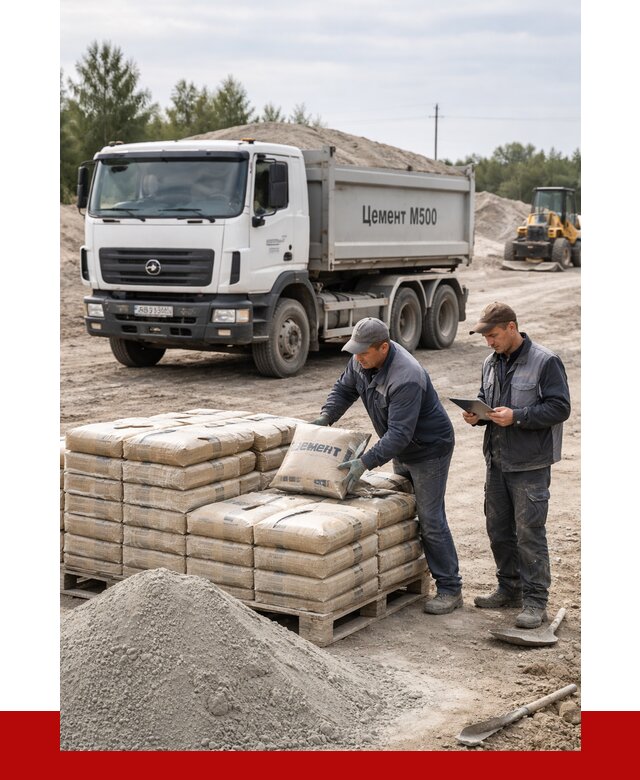 Купить цемент м500 с доставкой в Костомукше от 5305 р. | ПРОНЕРУДКтм