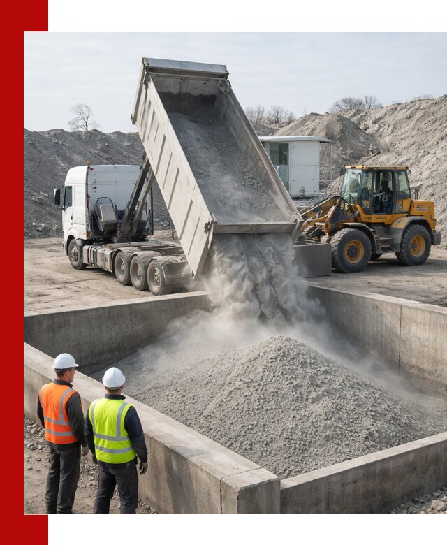 Доставка цемента навалом в Костомукше крупными партиями