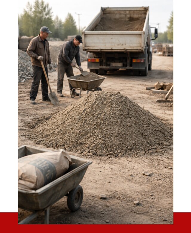 Цементно-песчаная смесь М150 в Костомукше от 4795 р. | ПРОНЕРУДКтм