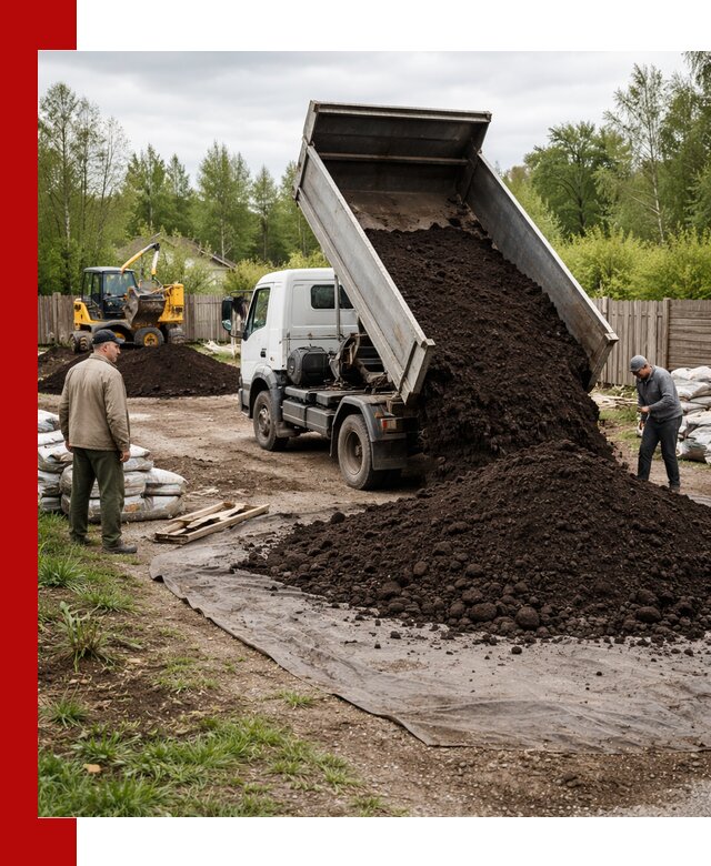 Доставка качественного почвогрунта в Костомукше оптом и в розницу