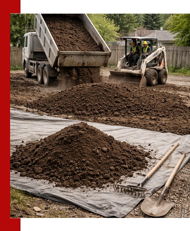 Грунт для отсыпки участка с доставкой в Костомукше