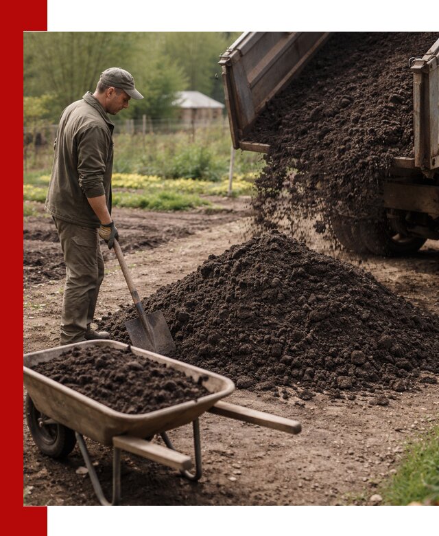 Доставка качественной земли для огорода в Костомукше