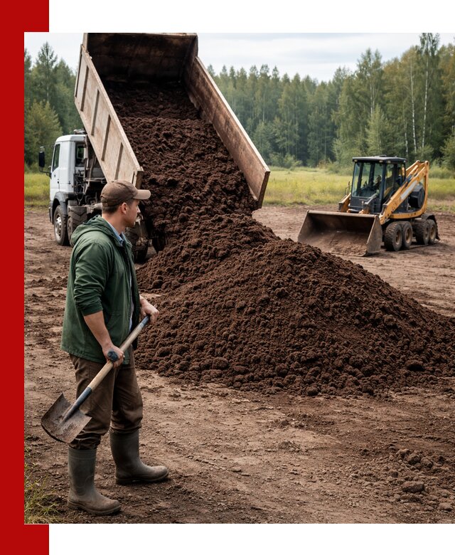 Купить верховой торф с доставкой в Костомукше для садоводства и растений