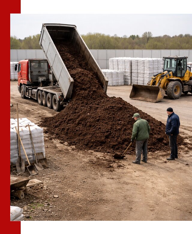 Доставка торфяных смесей оптом и в розницу в Костомукше