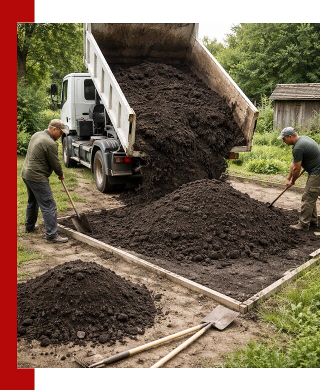 Купить чистый чернозем для огорода с доставкой в Костомукше