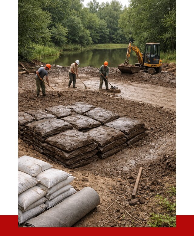 Купить глину для пруда в Костомукше от 4591 р. с доставкой | ПРОНЕРУДКтм