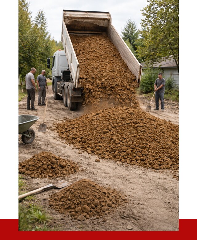 Купить суглинок с доставкой в Костомукше от 2551 р. за куб | ПРОНЕРУДКтм