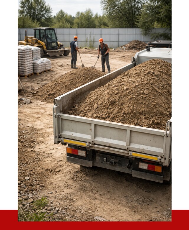 Супесь с доставкой в Костомукше от 2499 р. за куб | ПРОНЕРУДКтм